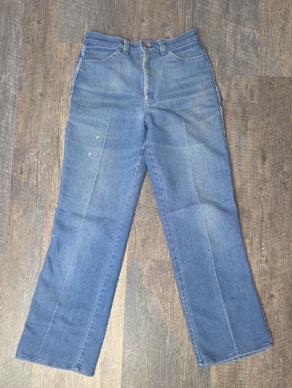 Vintage GWG Blue High-waist Wide-Leg Jeans